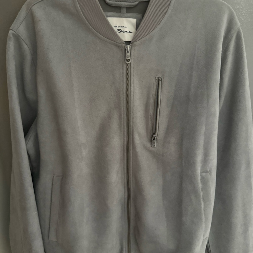 Ben Sherman Light Gray Bomber Jacket